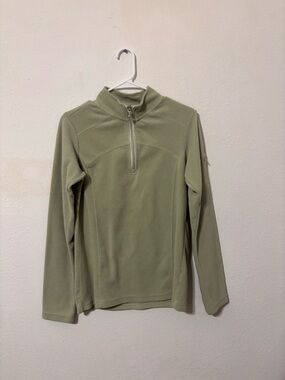 Green zip up
